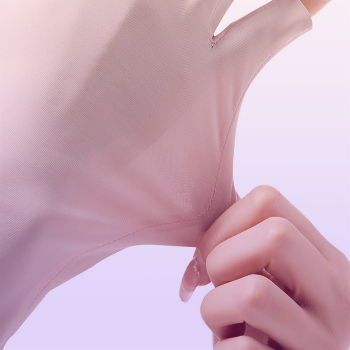아이스원단 재질로 여름에 시원하게 착용 가능하며 재질이 부드럽고 탄력있어 편하게 착용 가능합니다. <중국구매대행 쇼핑몰 자외선 차단 아이스 장갑>