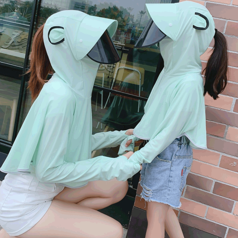 비가 오지 않을때에는 자외선을 차단해주게 제작되었는데요...