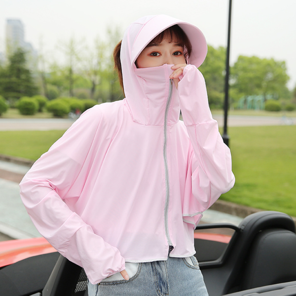 색상도 민트, 화이트, 핑크, 블루 등 다양한 색상으로 제작되어 나에게 어울리는 제품을 고를 수 있어요. <알리바바구매대행 추천 썬스크린 자켓>