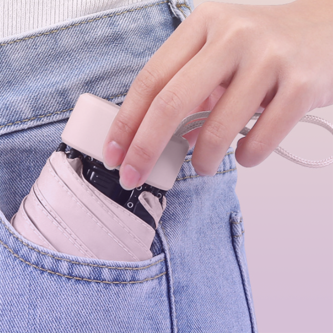 225g으로 가볍고 작가서 바지 주머니에도 넣어 가지고 다닐 수 있습니다. <알리바바구매대행 추천 슬림 양우산>